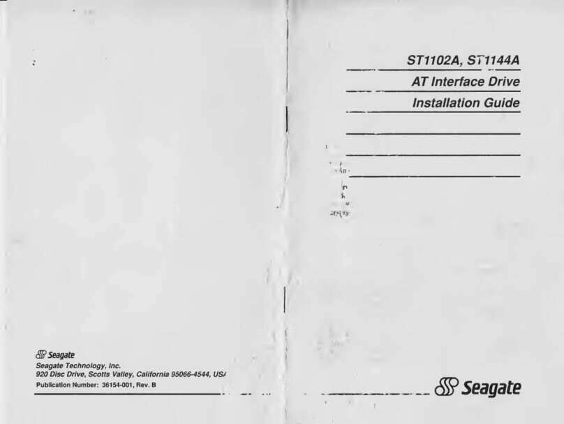 Seagate ST1102A installation guide