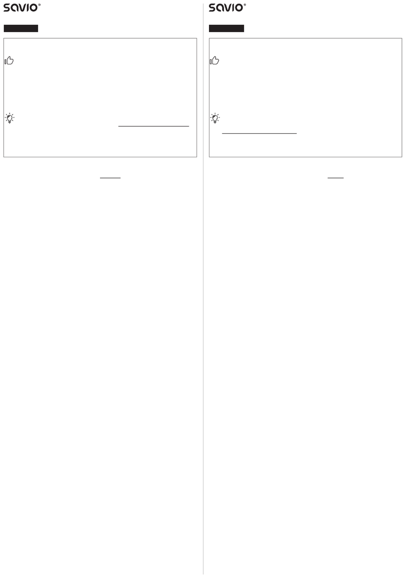 Savio LA-08 user manual
