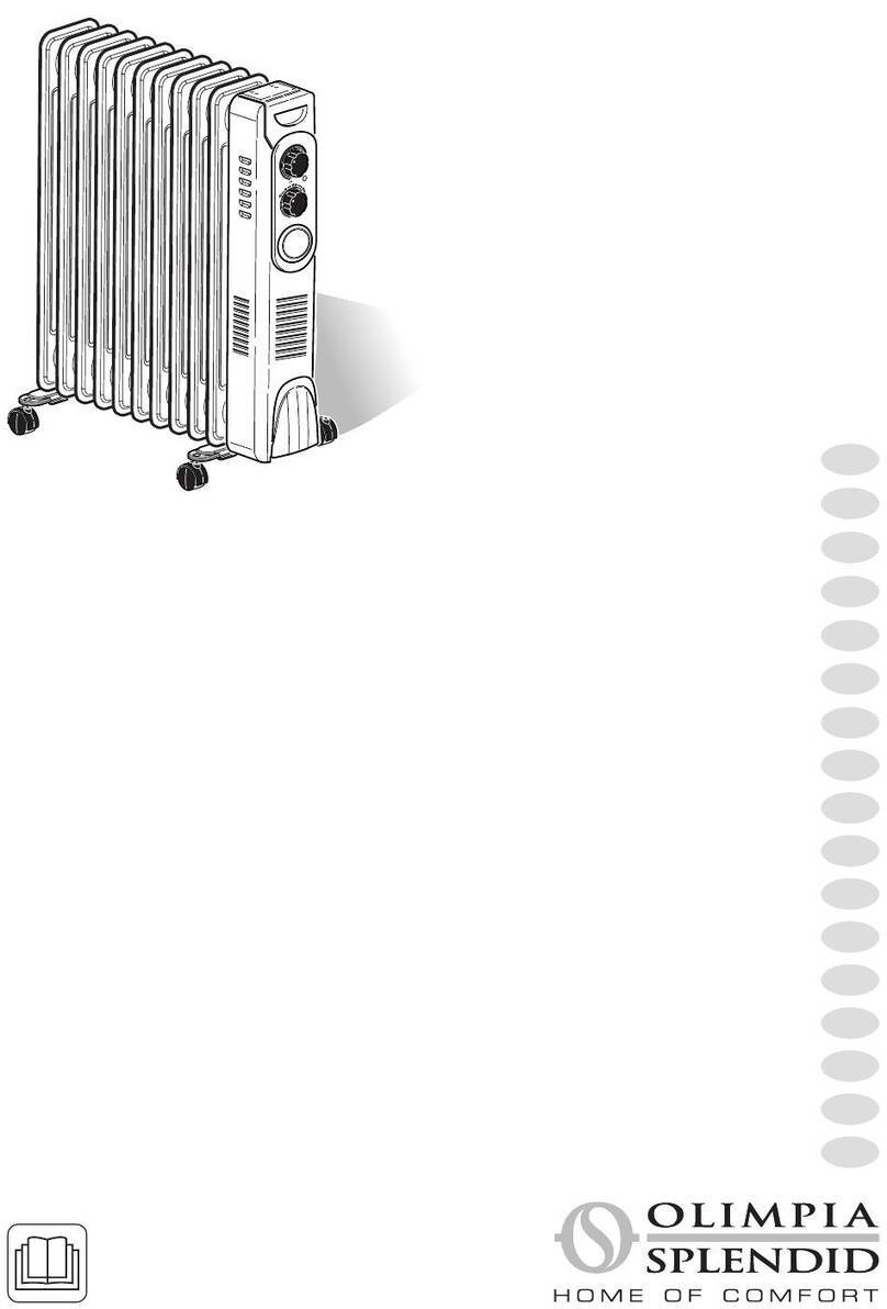 Olimpia splendid Caldorad Instructions for use and maintenance