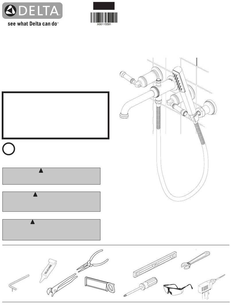 Delta BRODERICK T5784-PR-LHP-WL User manual