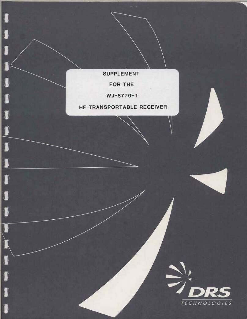 DRS WJ-8770-1 User manual