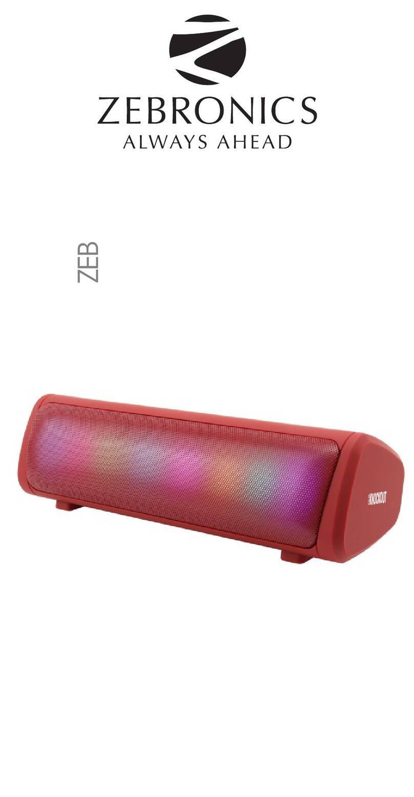 Zebronics ZEB-KNOCKOUT User manual