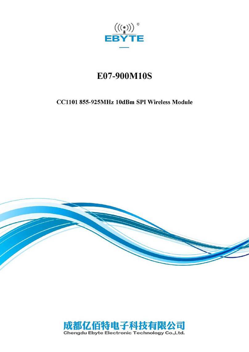 Ebyte E07-900M10S User manual Ebyte E07-900M10S User manual