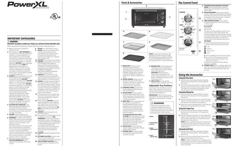 PowerXL B-AFO-002G-1 owner's manual