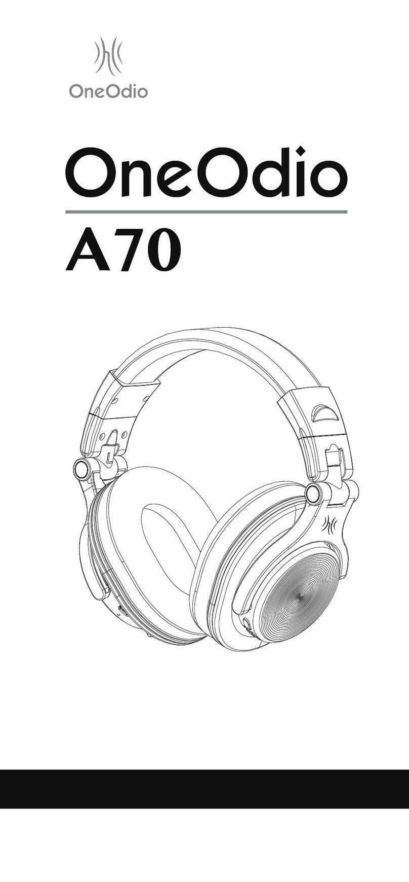 OneOdio Fusion A70 user manual