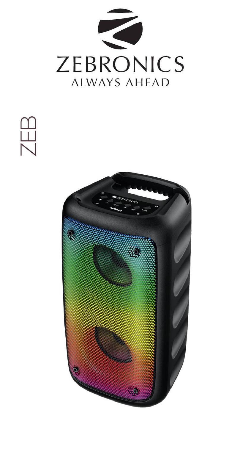Zebronics ZEB-BARREL 150 User manual
