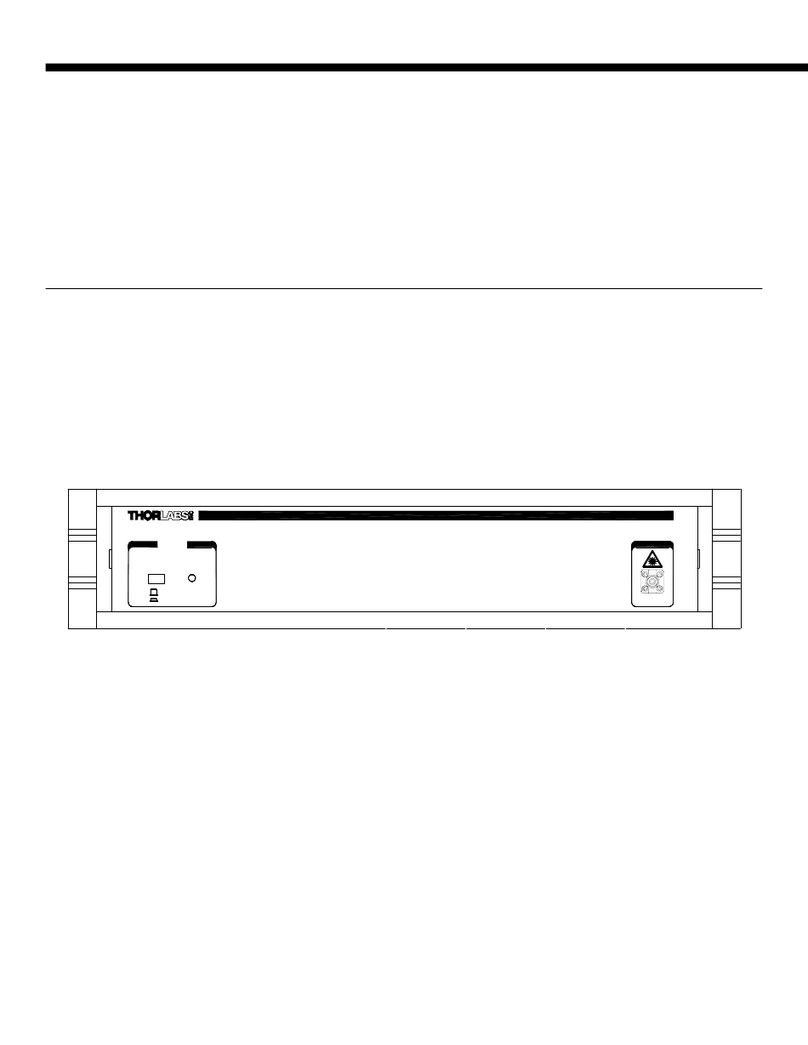 THORLABS ASE730 User manual