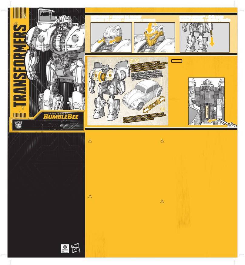 Hasbro TRANSFORMERS POWER CHARGE BUMBLEBEE manual