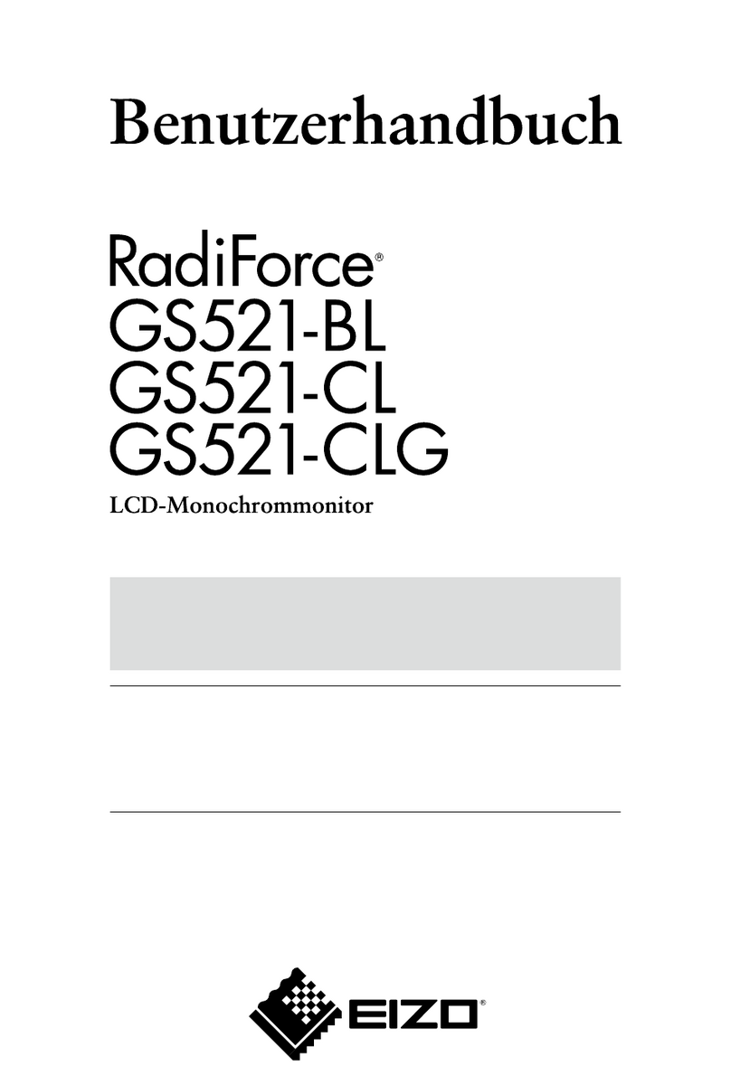 Radiforce GS521-BL User manual Radiforce GS521-BL User manual