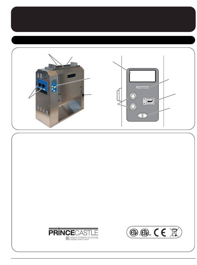Prince Castle DCFT-BKCE Operation manual