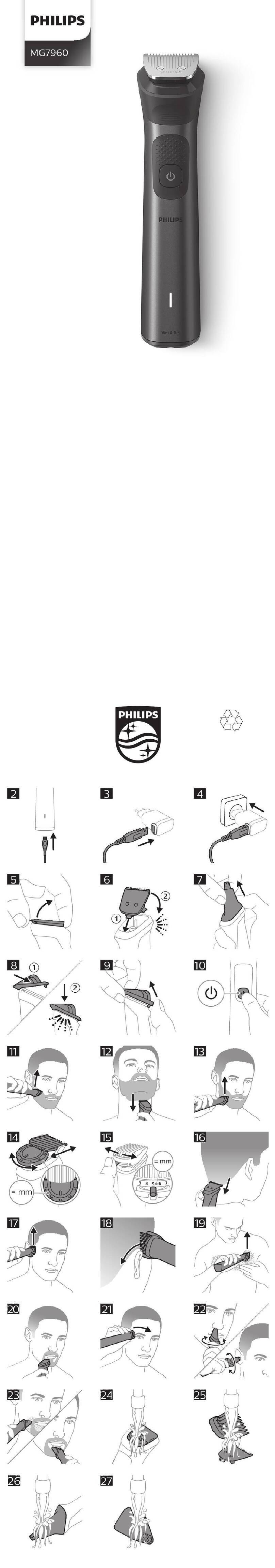 Philips MG7960 manual