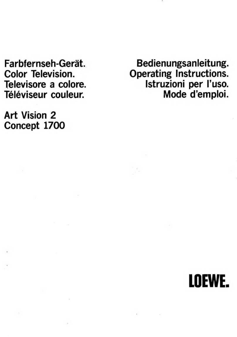 Loewe Concept 1700 User manual