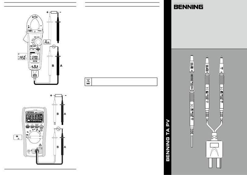 Benning TA PV User manual