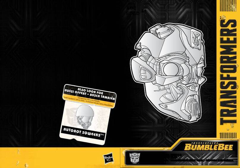 Hasbro TRANSFORMERS BUMBLEBEE User manual