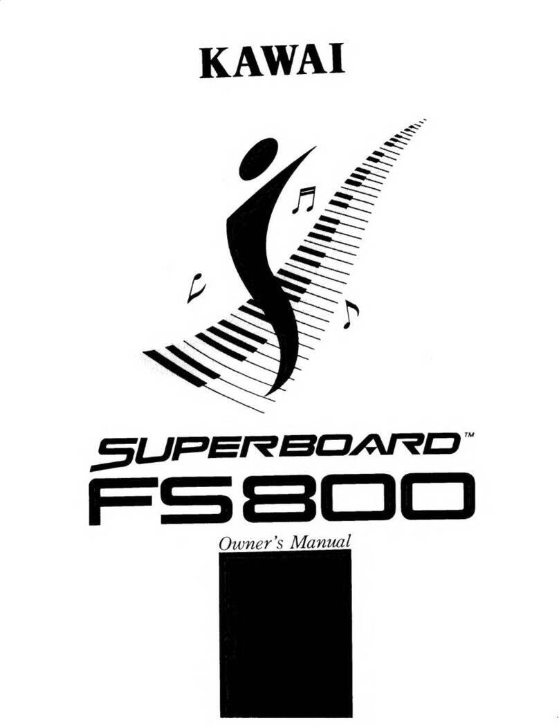Kawai SUPERBOARD FS800 User manual