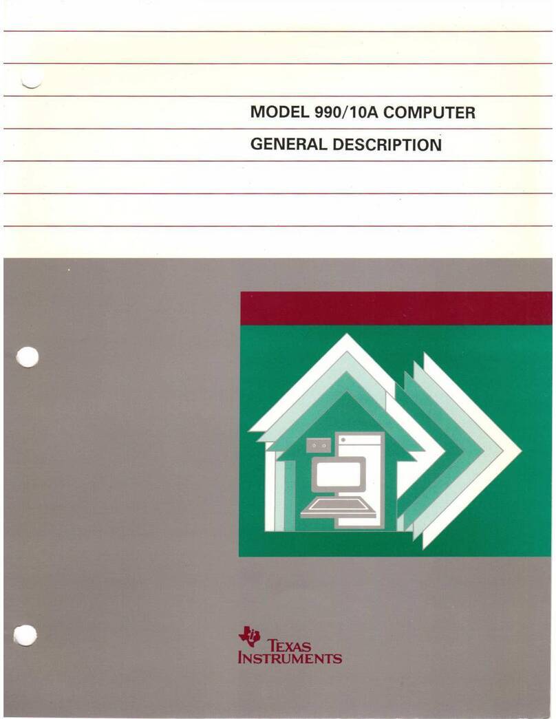 Texas Instruments 990/10A User manual