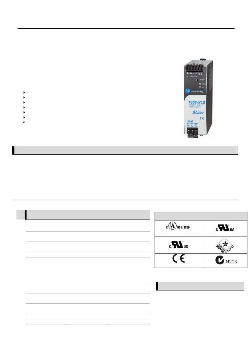 Rockwell Automation 1606-XLS120E User manual Rockwell Automation 1606-XLS120E User manual