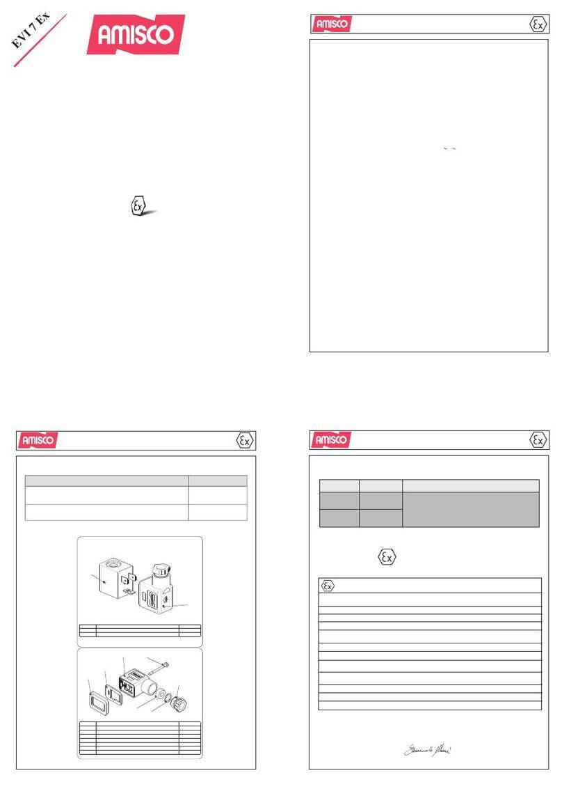 Amisco EVI 7 Ex instructions