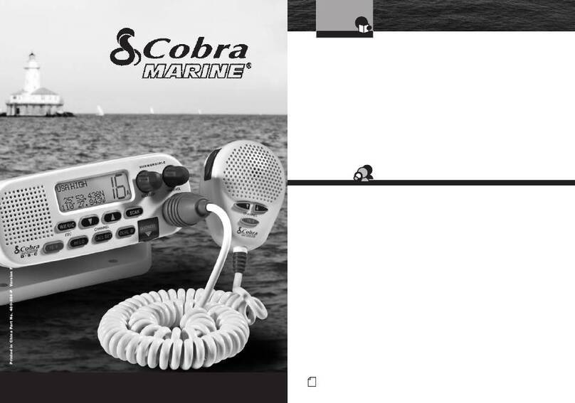 Cobra MARINE MR F45-D User manual