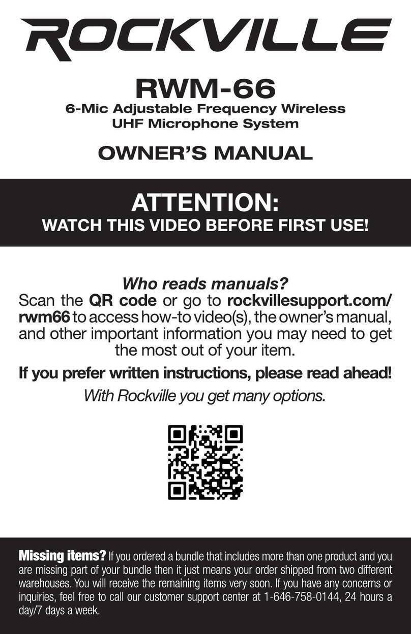 Rockville RWM-66 owner's manual