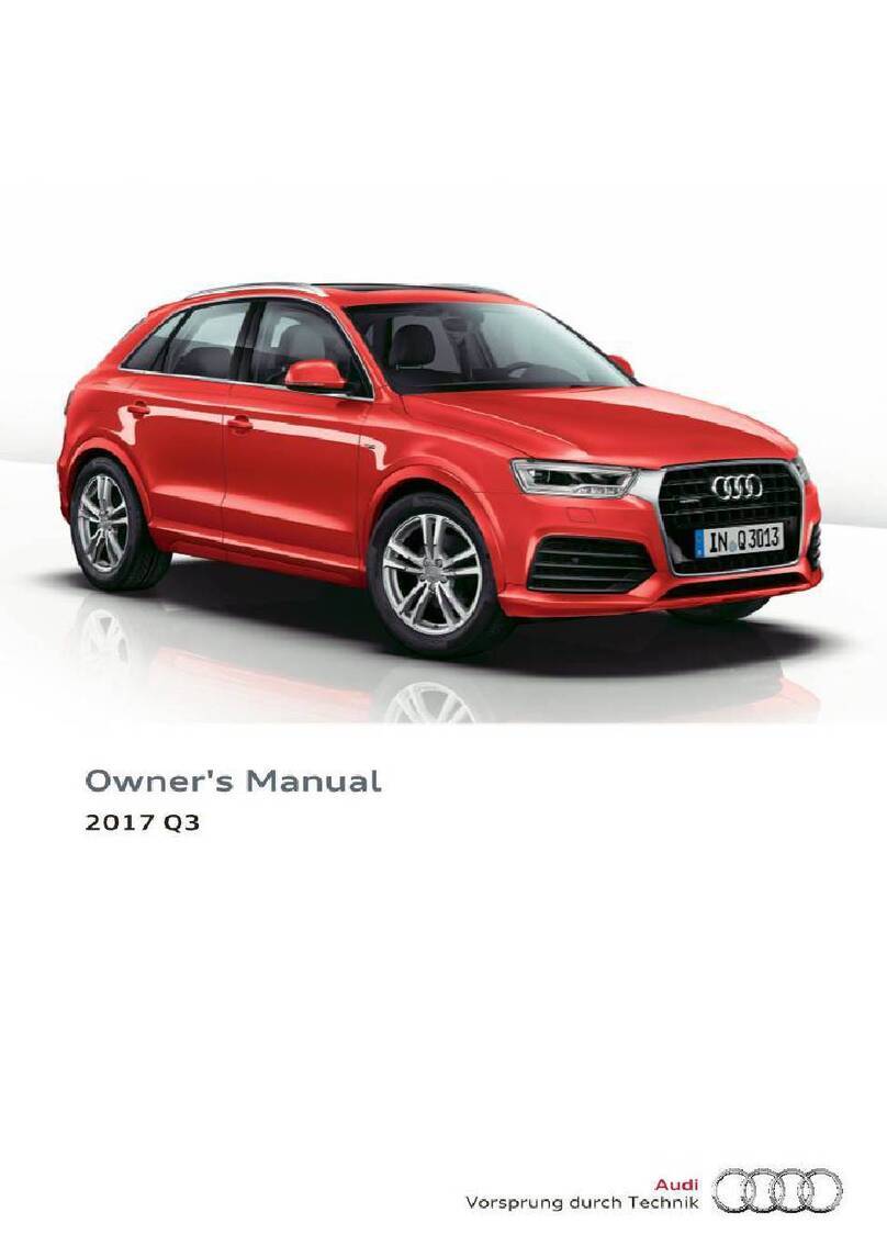 Audi Q3 2017 User manual Audi Q3 2017 User manual