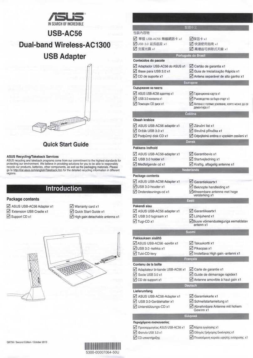Asus USB-AC56 User manual