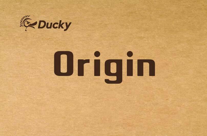 Ducky Origin User manual
