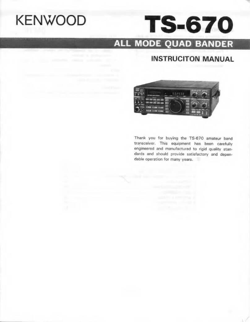 Kenwood TS-670 User manual
