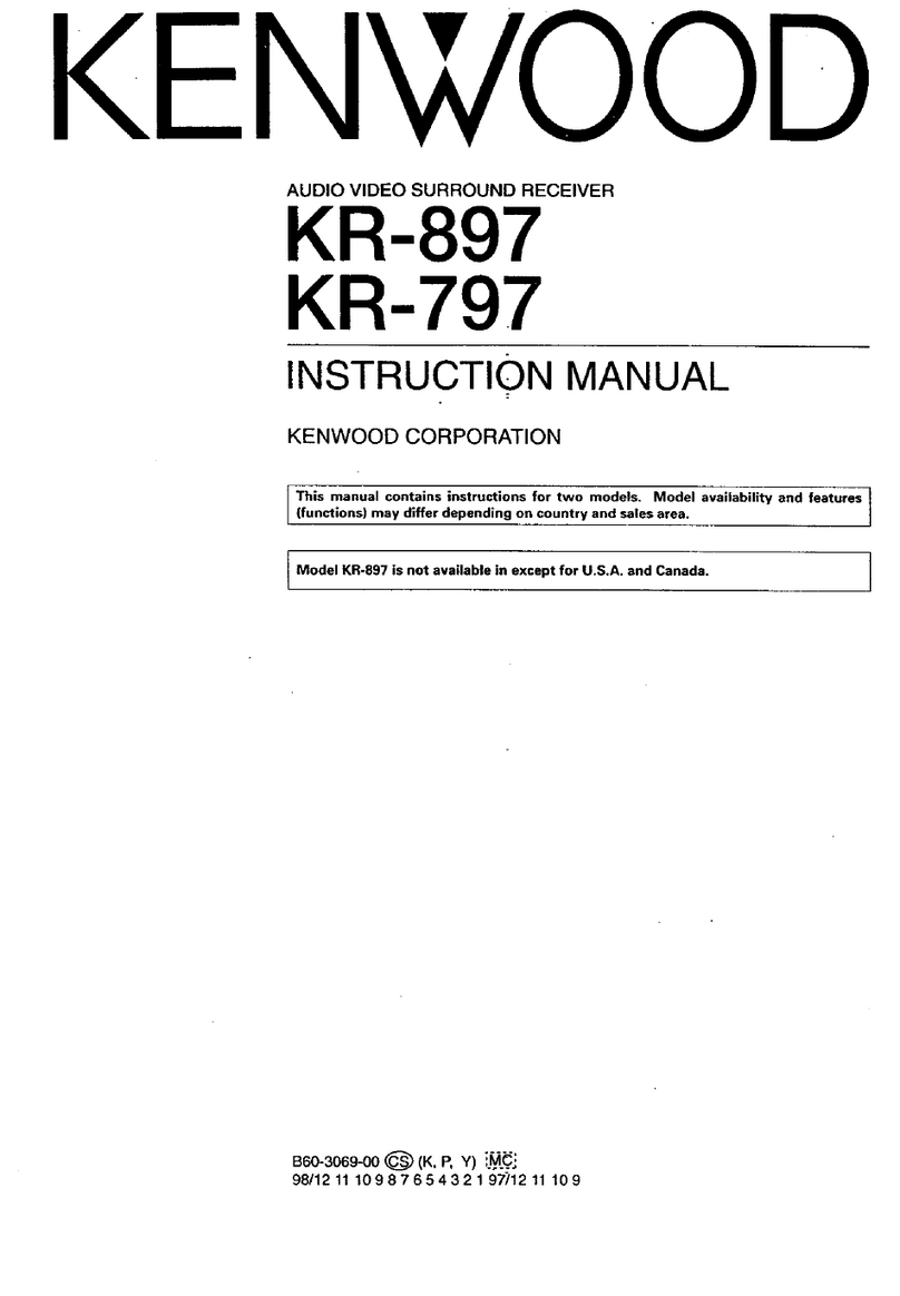 Kenwood KR-897 instruction manual