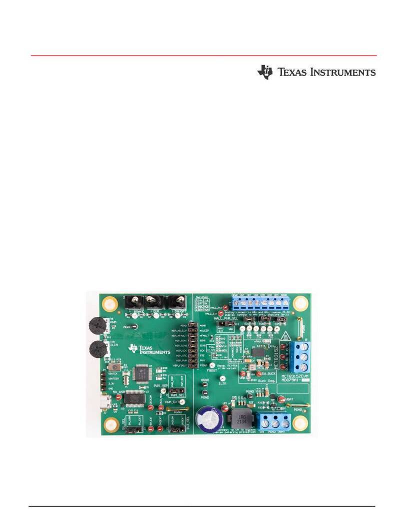 Texas Instruments MCT8315Z User manual