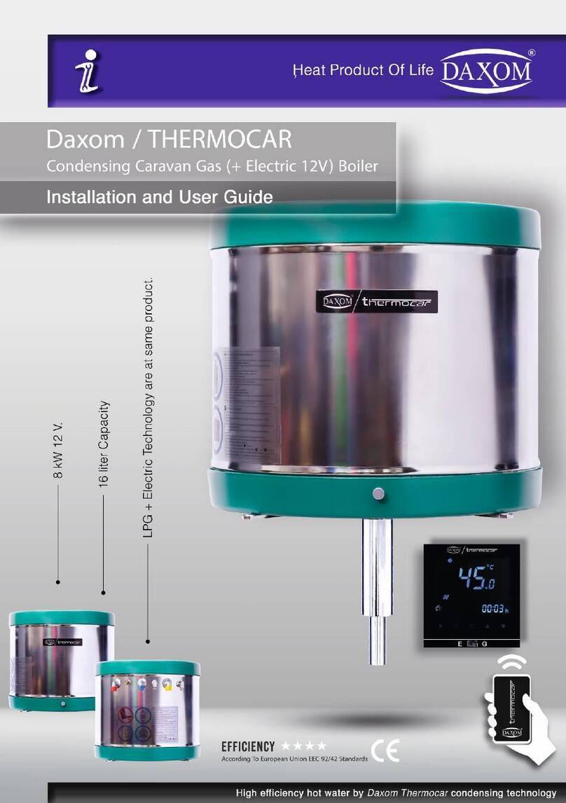 DAXOM THERMOCAR 16B Installation and user guide