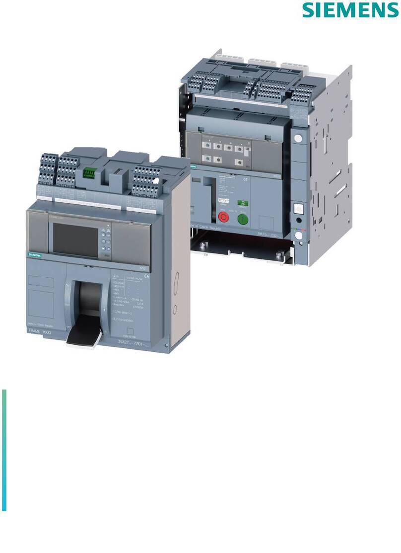 Siemens SENTRON 3WL10 Technical Document