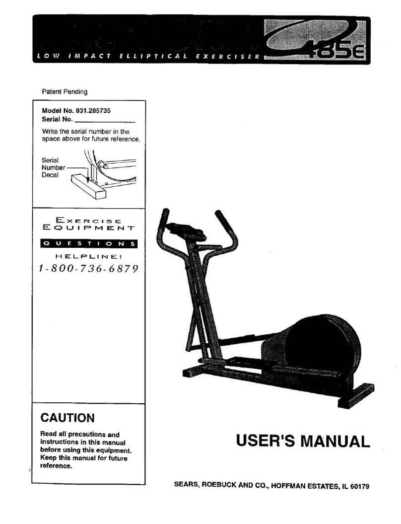 Sears 485E user manual