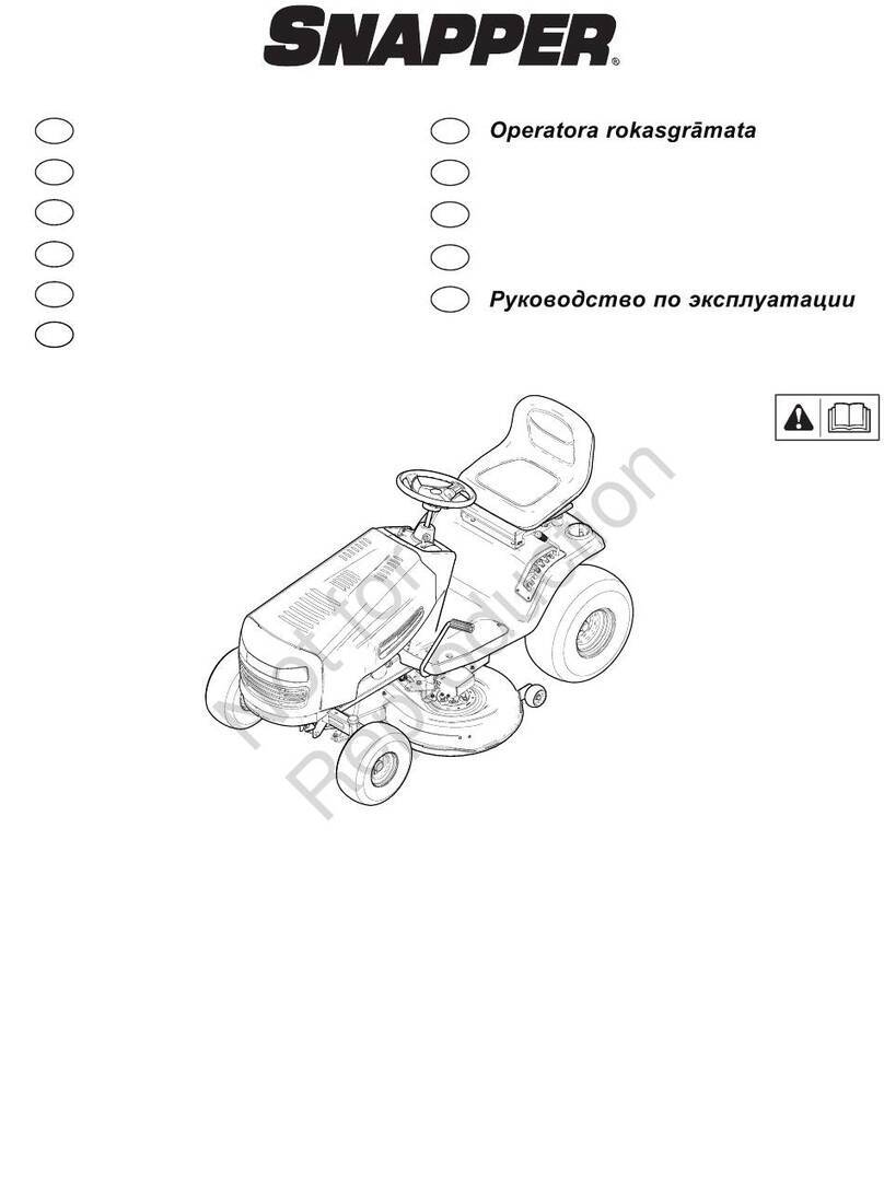 Snapper ELT Series Operator's manual