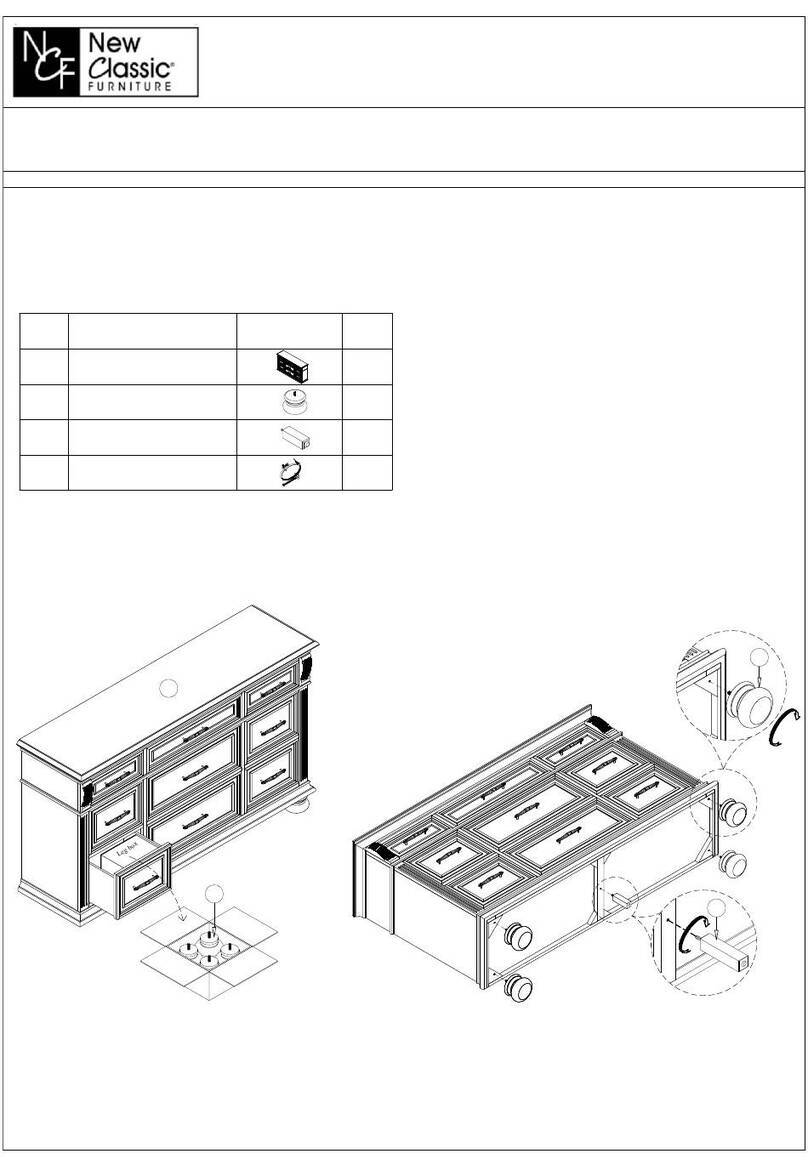 New Classic Furniture BALBOA B909-050 Assembly instructions