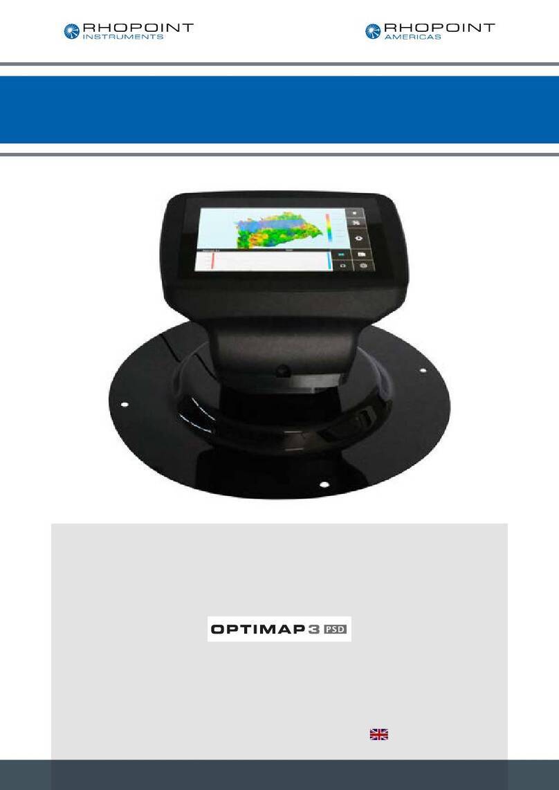 Rhopoint Optimap3 PSD operating instructions