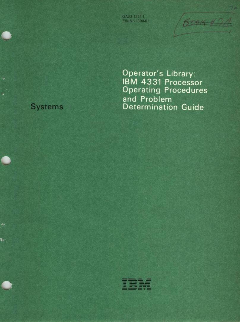 IBM 4331 Manual instruction