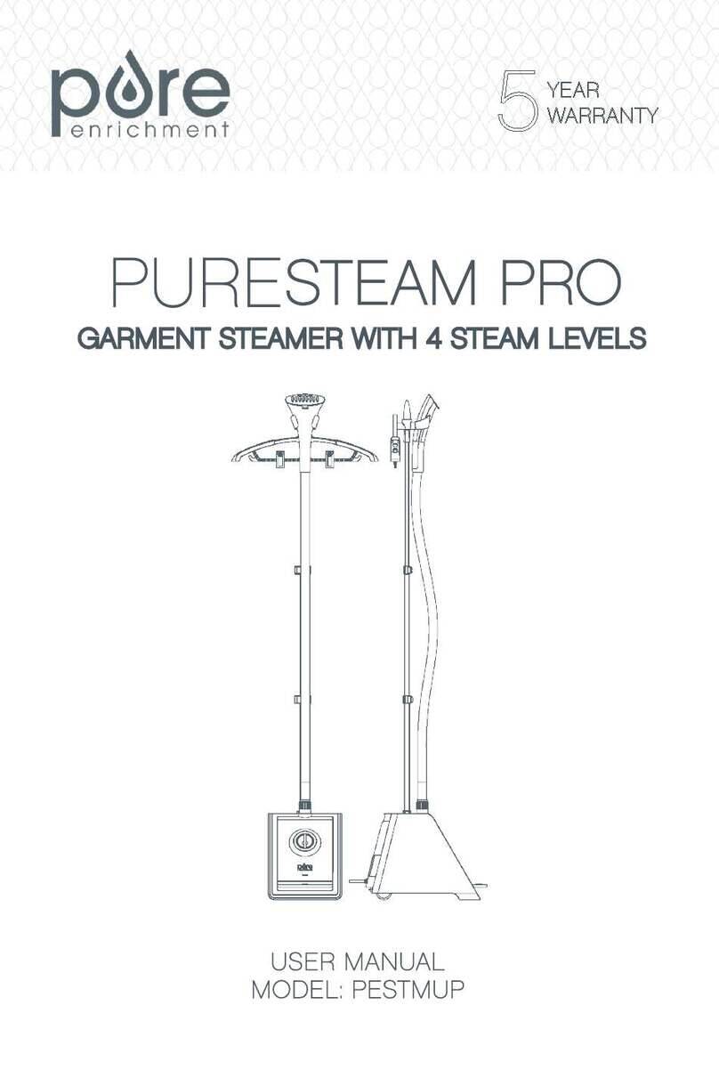 PURE PURESTEAM PRO user manual