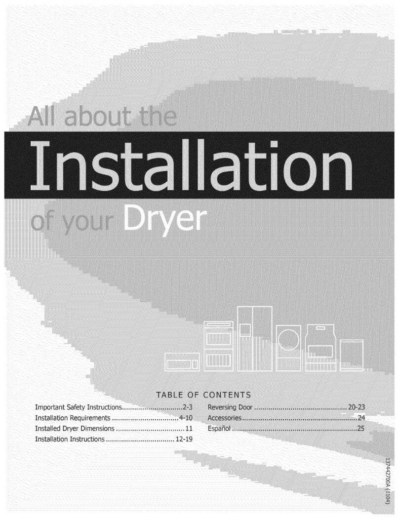 Frigidaire FASE7073NW0 User manual