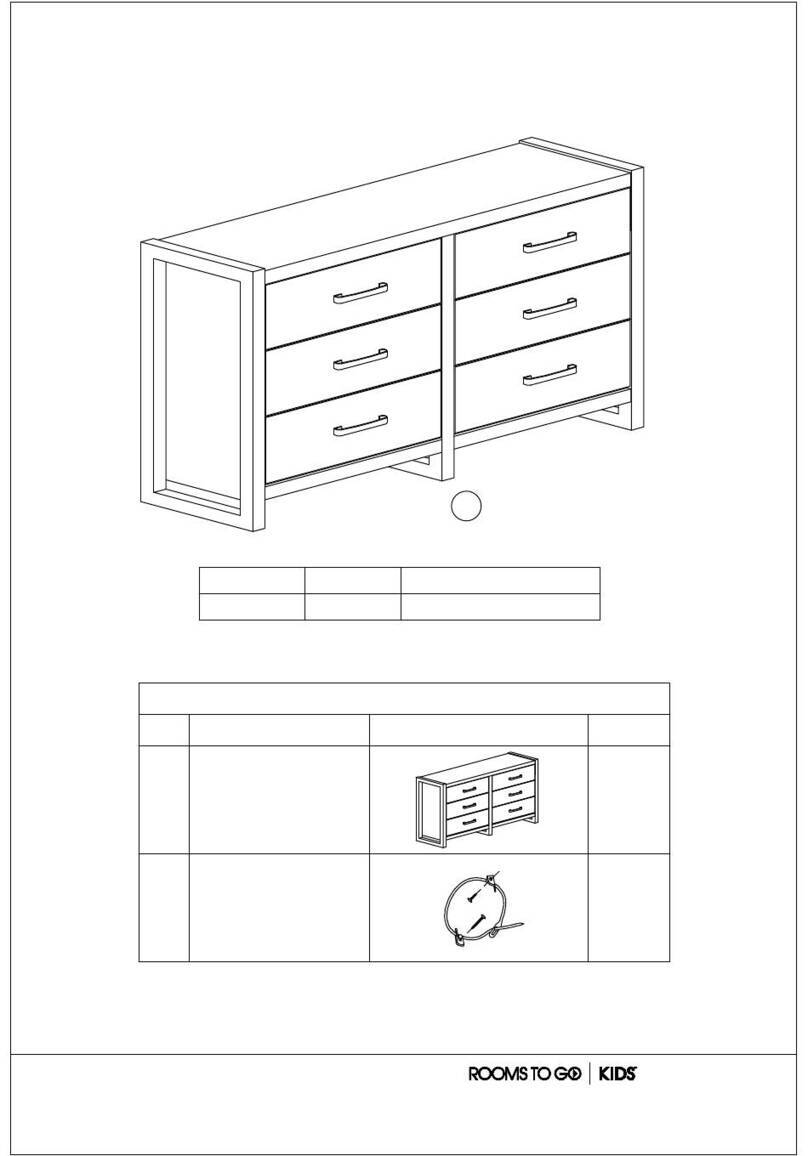 ROOMS TO GO COLEFAX AVENUE 38027048 User manual ROOMS TO GO COLEFAX AVENUE 38027048 User manual
