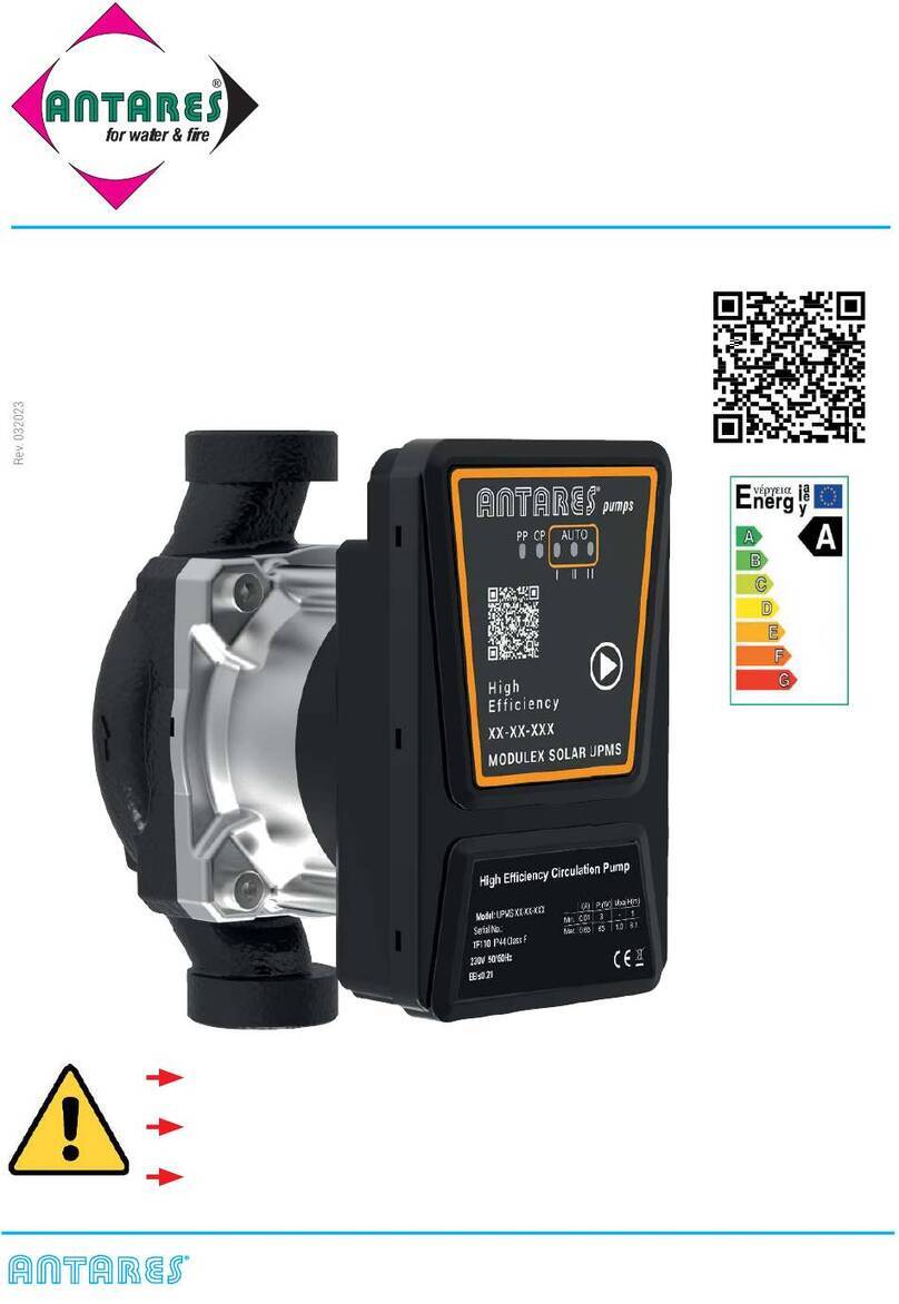 Antares P.023 Installation and instruction manual
