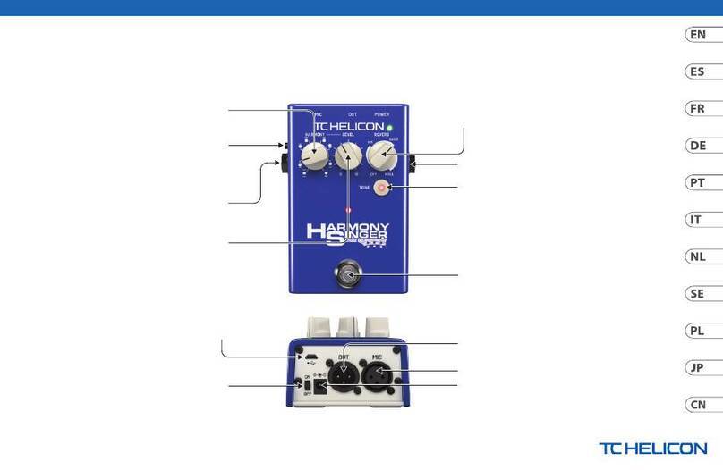 TC-Helicon HARMONY SINGER 2 User manual