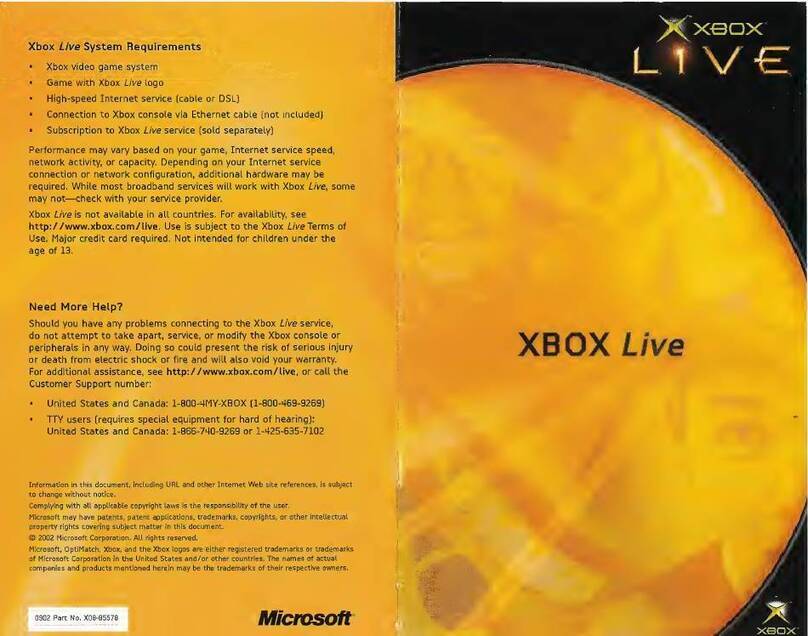 XBOX Live manual