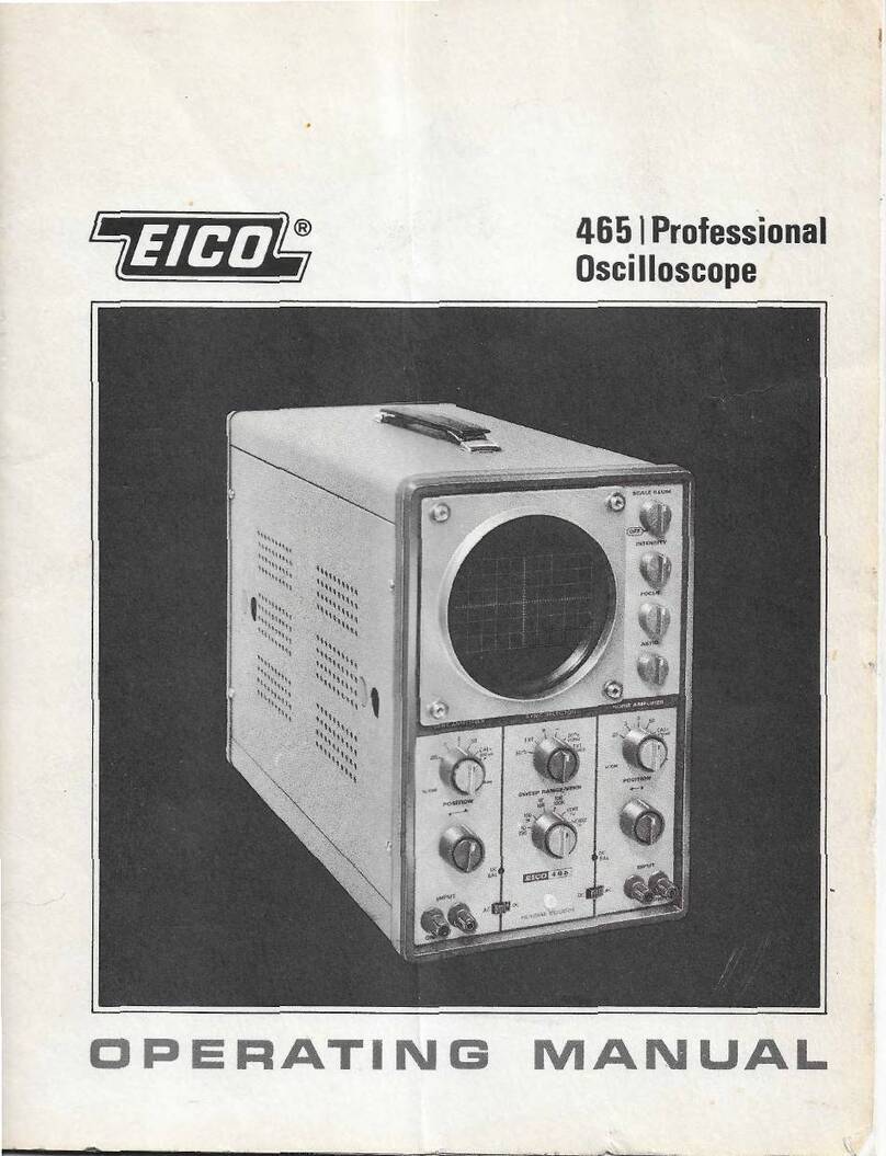 Eico 465 operating manual Eico 465 operating manual