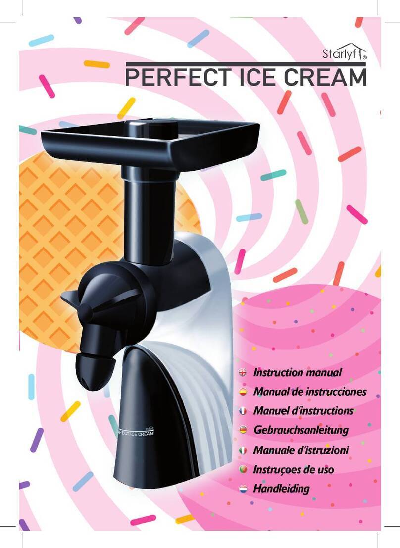 Starlyf PERFECT ICE CREAM AT-2 instruction manual Starlyf PERFECT ICE CREAM AT-2 instruction manual