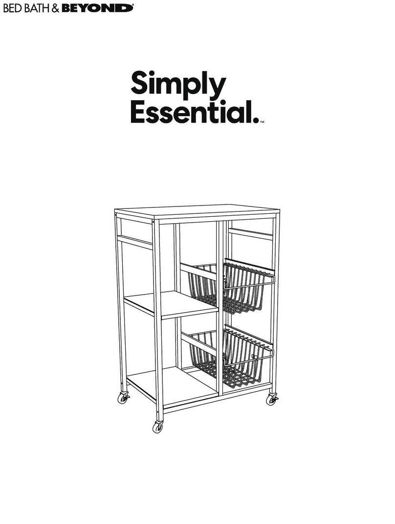 BED BATH & Beyond 69843014 Assembly instructions