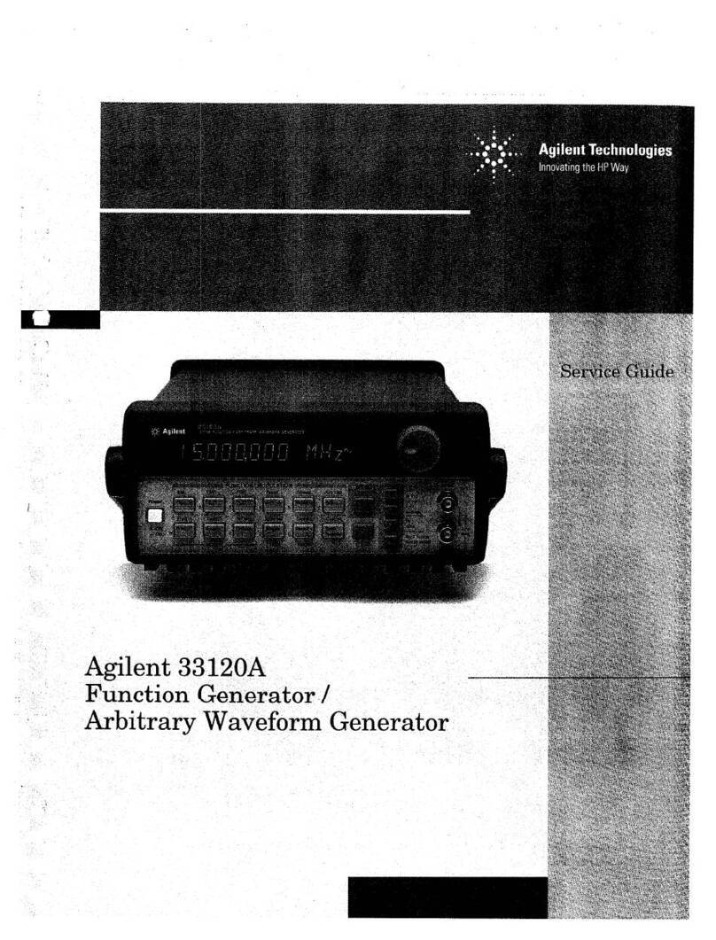 Agilent Technologies 33120A Service guide
