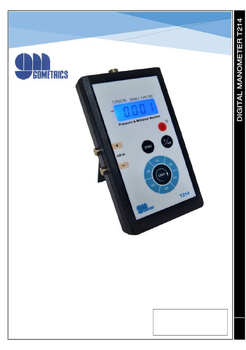 GOMETRICS T214 User manual