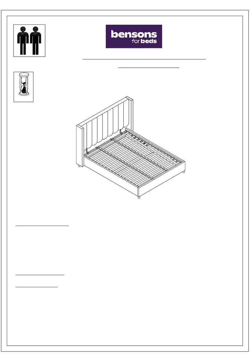 Bensons for Beds Annabelle STK804405 Assembly instructions