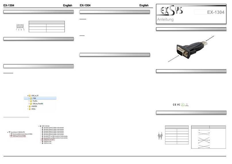 Exsys EX-1304 manual